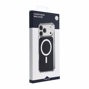 „Clear Fusion Mag Cover“ dėklas, skirtas „iPhone 16e (SE 4, 2025) / 17e“, suderinamas su „MagSafe“ – tamsiai mėlynas