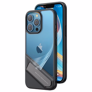 Ugreen Fusion Kickstand dėklas iPhone 13 Pro su stovu juodas