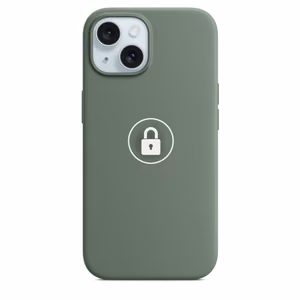 Чехол для телефона "Silicone Case v2" для iPhone 15 Plus / Cypress / в упаковке