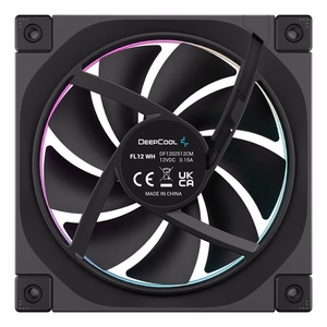 DeepCool FL12 kompiuterio korpuso ventiliatorius 12 cm juodas 1 vnt.