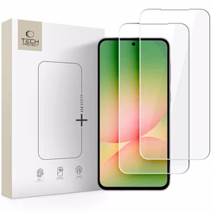 "Tech-Protect Glass Fit+" 2 pakuotės grūdinto stiklo, skirto "Samsung Galaxy A37 / A57 5G