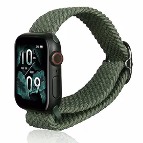 Beline Dirželis Apple Watch Textile 42/44/45/49mm žalias