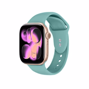 Crong Liquid dirželis, skirtas Apple Watch 38 / 40 / 41 / 42 mm, turkio spalvos