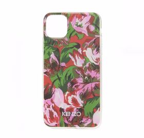 KENZO ORIGINAL IPHONE 11 PRO Dėklas rožinis-raudonas gėlės