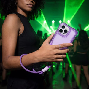 Safepop dėklas su dirželiu skirtas Samsung Galaxy S26 Ultra violetinis
