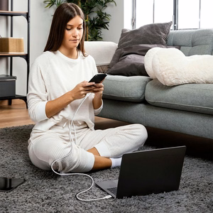 Tech-Protect Ultraboost Lite USB-C PD60W/3A laidas 200 cm - pilkas
