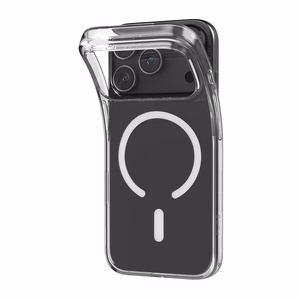 Puro 0.3 MAG itin plonas TPU dėklas telefonui suderinamas su Magnetiniu įkrovimu iPhone 17 Pro - skaidrus