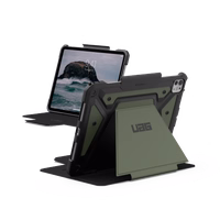 UAG Metropolis SE dėklas su stovu ir Apple Pencil laikikliu iPad Pro 11" 2024 - žalias