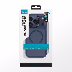 Benks Magnetic Lucid Armor dėklas (C070) iPhone 17 Pro Max mėlynas (Camera Control mygtukas)