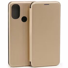 Beline Knygutės tipo dėklas Moto Edge 30 auksinis