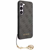 Guess 4G Charms Collection dėklas telefonui Samsung Galaxy A35 - juodas