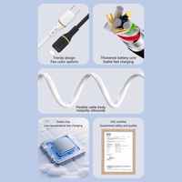 Dudao L25T USB-A - USB-C silikoninis kabelis 5A 1 m - baltas