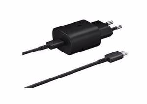 Charger original Samsung Fast Charging (EP-TA800B) (25W) black + USB-C cable