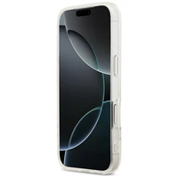 US Polo DH ir apatinės juostos logotipas Magnetinis dėklas telefonui iPhone 17 Pro - baltas