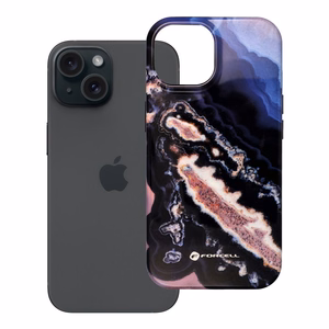 FORCELL F-PROTECT Mirage, karinio lygio dėklas su MagSafe, suderinamas su IPHONE 15 auksinė sala
