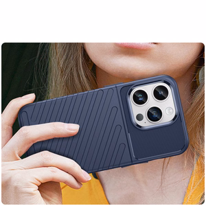 Thunder Case iPhone 14 Pro dėklas telefonui su apsauga - mėlynos spalvos