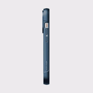 Raptic X-Doria Clutch dėklas iPhone 14 Pro su Magnetine galinė mėlyna danga