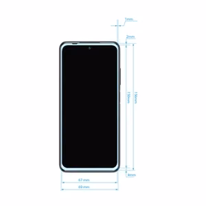 Crong 7D Nano Flexible Glass 9H visą ekraną dengiantis hibridinis apsauginis stiklas, skirtas Xiaomi Redmi Note 10 5G