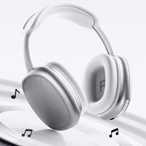 Rock Ausinės O5 belaidės Bluetooth sidabrinės