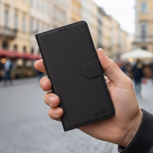 Tech-Protect Wallet piniginės tipo dėklas, skirtas OnePlus Nord 6 – juodas