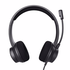 Trust Ayda ausinės laidinės ant galvos skambučiai/muzika USB Type-A juodos