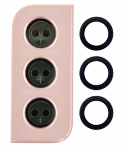 Samsung G991 S21 5G kameros stikliukas su rėmeliu Phantom Pink ORG