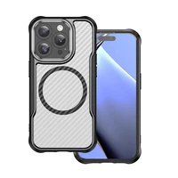Defender Carbon Mag dėklas for iPhone 16 Pro 6,3" juodas