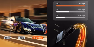 Premium kabelis DisPlay Port - DisPlay Port, 16K, 2m, 2.1 ver.