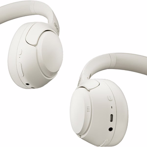QCY H3 Over-Ear Headphones with ANC Bluetooth 5.4 Hi-Res Audio - White