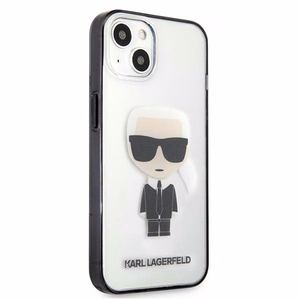 Karl Lagerfeld Iconik Karl чехол для iPhone 13 mini - прозрачный
