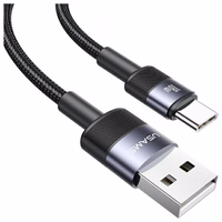 USAMS Laidas USB-A į USB-C 3A 1,2m Aluminum Alloy Data Cable SY Series SJ718USB01 (US-SJ718)