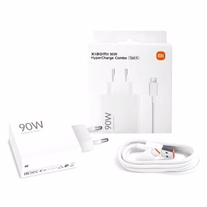 Įkroviklis originalus Xiaomi (BHR9459EU) 90W + type-C kabelis baltas su įpakavimu