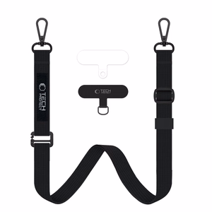 TECH-PROTECT C6S virvinis crossbody dirželis juodas