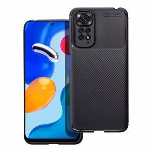 Dėklas telefonui CARBON PREMIUM XIAOMI Redmi Note 9 juodas