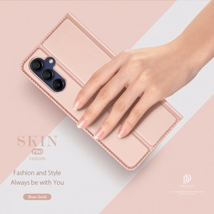 DUX DUCIS чехол-книжка SKIN PRO для SAMSUNG A16 5G розовый