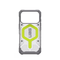 UAG Pathfinder Clear MagSafe Dėklas iPhone 17 Pro - Neon Gray