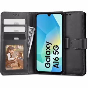 Tech-Protect Dėklas telefonui su pinigine Galaxy A16 4G / 5G (m) - juodas