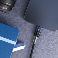 FORCELL F-ENERGY C356 kabelis Type C į Lightning PD 3A 27W Gradient 1 m juodas