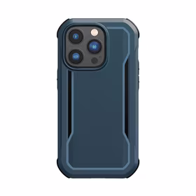 Raptic X-Doria Fort dėklas iPhone 14 Pro su Magnetine šarvuota mėlyna danga