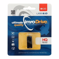 Imro atmintukas 8GB USB 2.0 Edge juodas