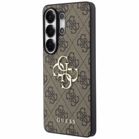 Guess dėklas 4G Big Metal Logo for Samsung Galaxy S26 Ultra rudas