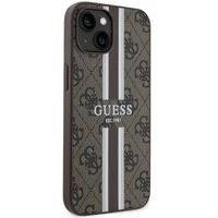 Guess GUHMP14SP4RPSW iPhone 14 6.1" rudas/rudas kietas dėklas 4G Printed Stripes MagSafe