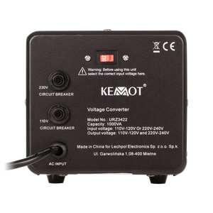 KEMOT įtampos keitiklis, 800 W/1000 VA