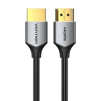 Itin plonas HDMI kabelis "Vention ALEHH" 2 m 4K 60 Hz (pilkas)