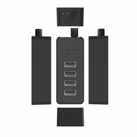 Hub Orico W5P-U2-030 4x USB-A 2.0 30cm - juodas