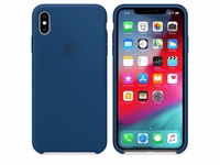 APPLE MTFE2ZM / A silikoninis dėklas IPHONE XS MAX BLUE HORIZON originali plomba