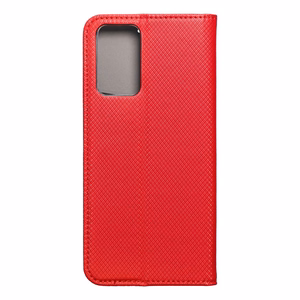 Išmanus dėklas (m) knygos tipo telefonui XIAOMI Redmi Note 12S raudonas (m)