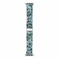 FORCELL F-DESIGN FA04 marmuro tekstūros dervos dirželis APPLE laikrodžiui 38 / 40 / 41 mm žalias