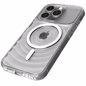 STM Reawaken Ripple MagSafe dėklas, skirtas iPhone 15 Pro Max, skaidrus