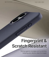 Dėklas Mercury Pure Magsafe Silicon Case Apple iPhone 17 tamsiai mėlynas